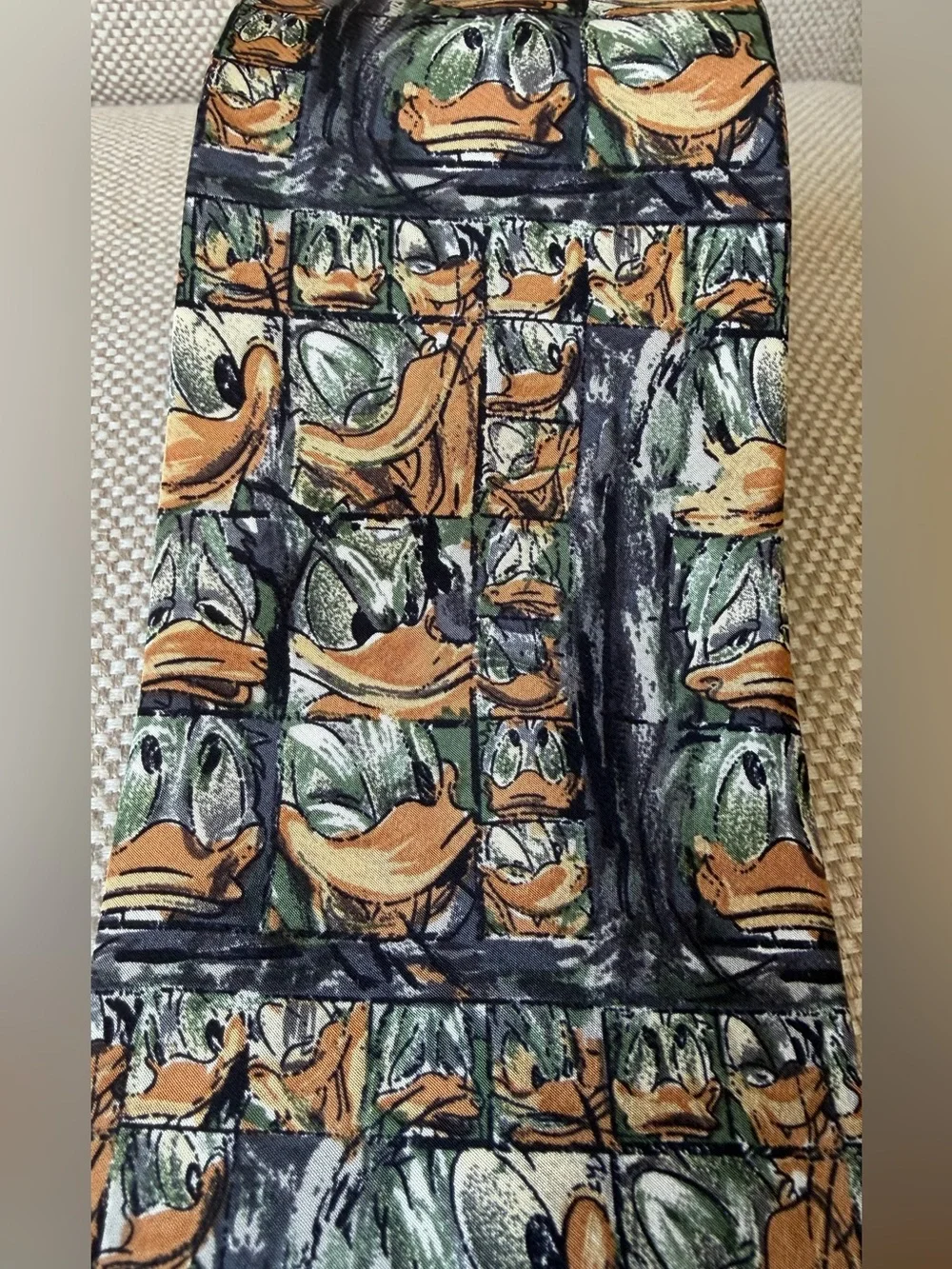 Rare- Donald Duck Silk Tie